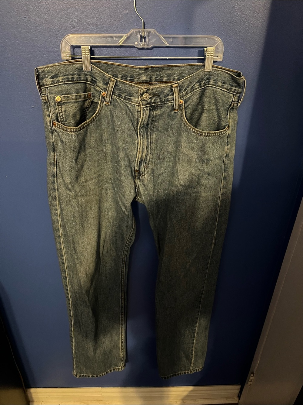 Levi's Straight-Leg Men's Denim Jeans in Blue
